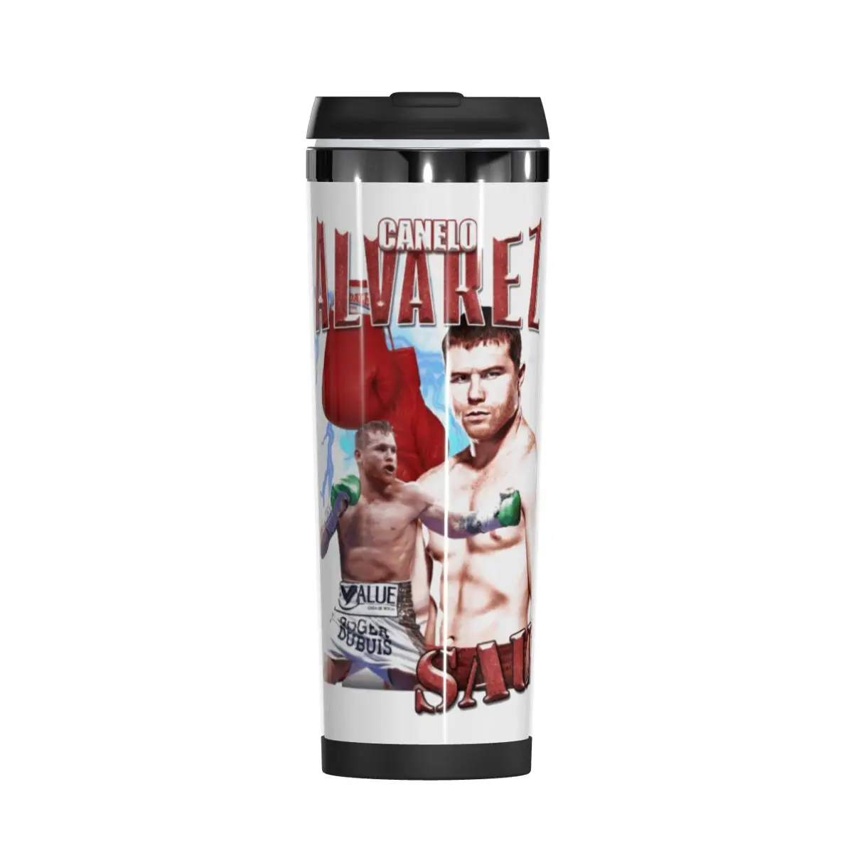 Canelos Alvarez VINTAGE Double Insulated Water Cup Casual Graphic Thermos bottle Mug Heat Insulation milk cups