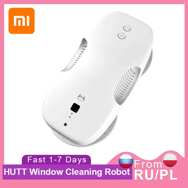 

HUTT DDC55 Electric Window Cleaner Robot for home Auto Window Cleaning Washer Vacuum Cleaner Fast Smart Planned