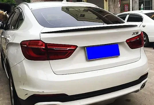 BMW F16 Автомобильный задний спойлер багажника Комплект кузова Глянцевый черный MP