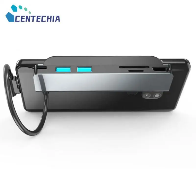 

Usb-концентратор 6 в 1, портативный адаптер Type C-совместимый, 4k, 30 Гц, сетевое зарядное устройство Pd, адаптер 4k @ 30 Гц