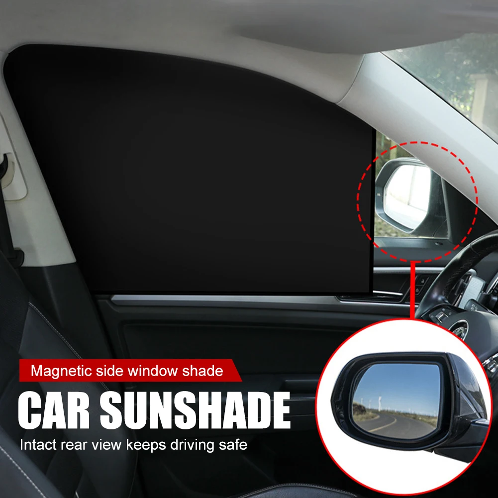 

Universal Car Sun Shade Magnetic Window Cover UV Protection Front Rear Side Window Sunshade Curtain for Baby Kids Car Styling