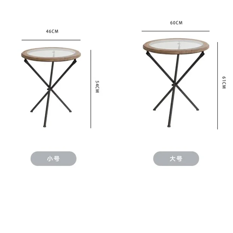 Стеклянные диванные столики простого дизайна для гостиной металлические