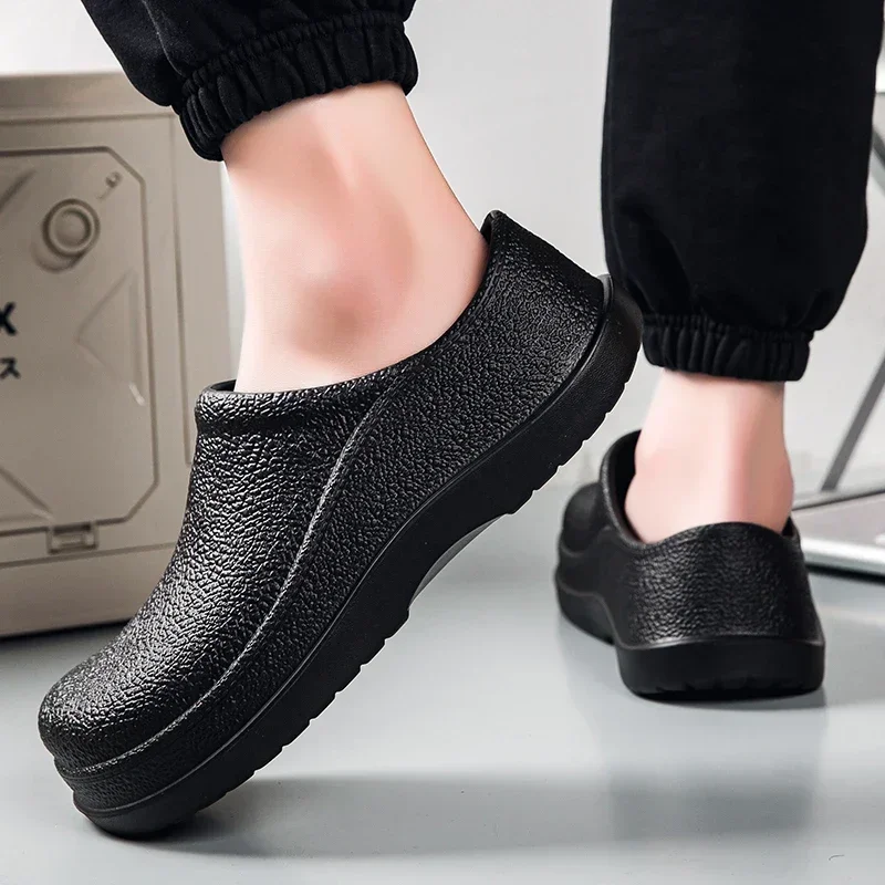 Водостойкая Мужская Обувь Для Шеф-повара Повседневные Сандалии Из Эва Без