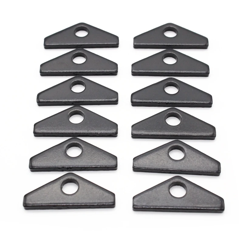 

12Pcs Valve Cover Mini Valve Cover Hold Down Tabs Mini Tab For SBF Small Block Ford Motor 260 289 302 351W