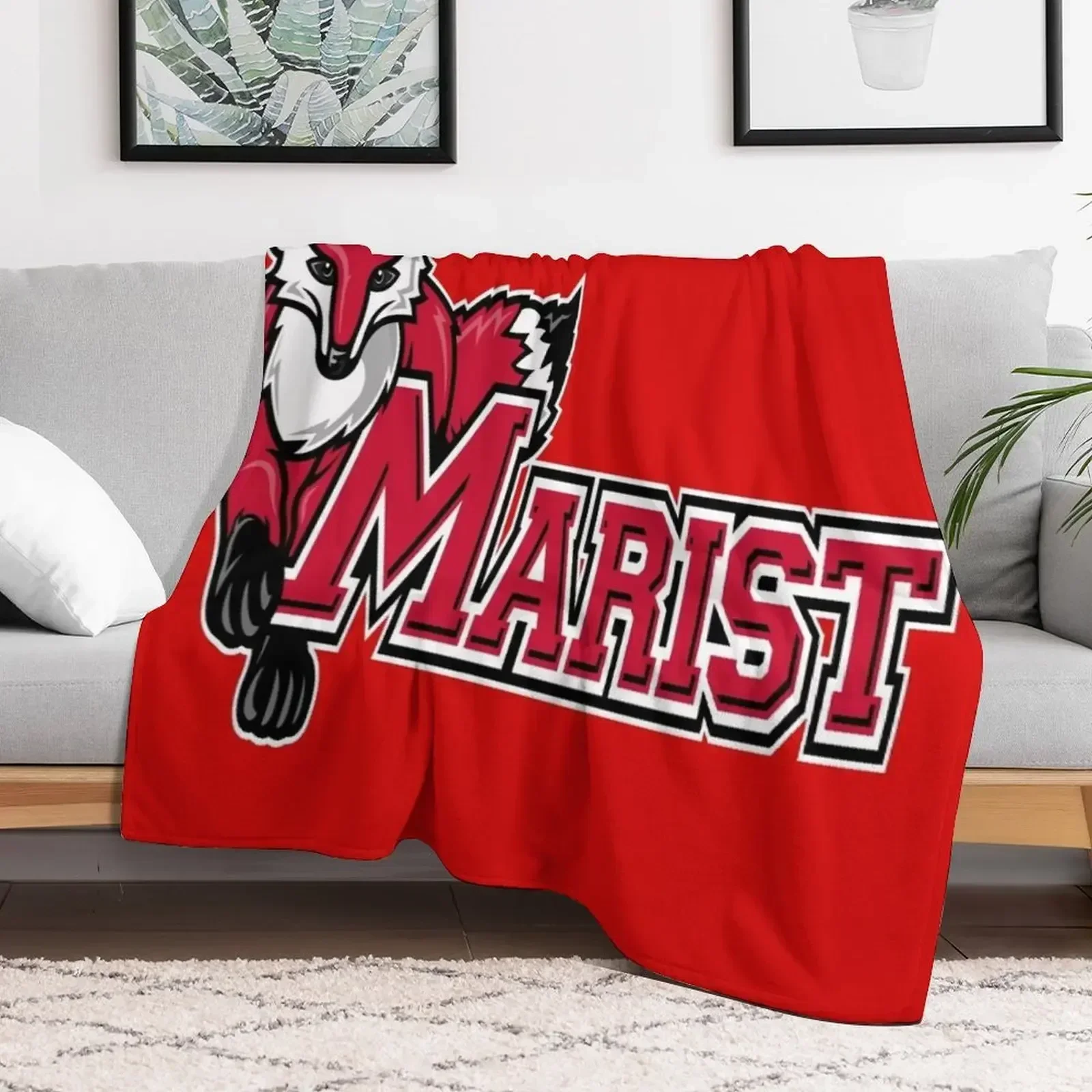 Одеяло Marist_Red_Foxes Роскошные декоративные милые плед-одеяла