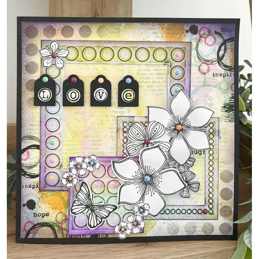 Металлические штампы с надписью Happy Birthday