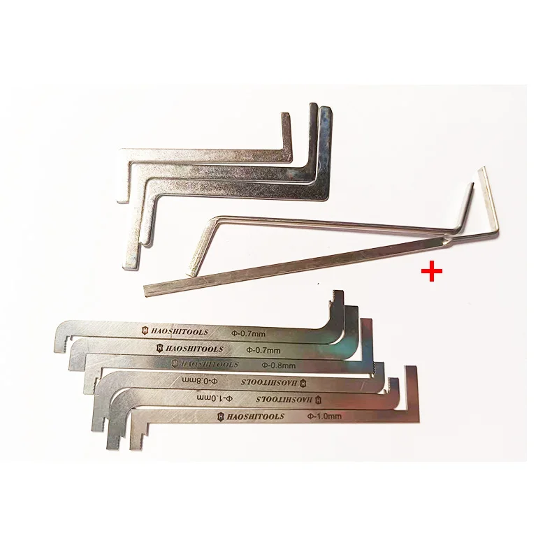 

Haoshi 6 шт., инструмент для снятия штифтов, 3 размера, набор для сверху штифтов и 5 шт. штифтов, слесари, инструмент