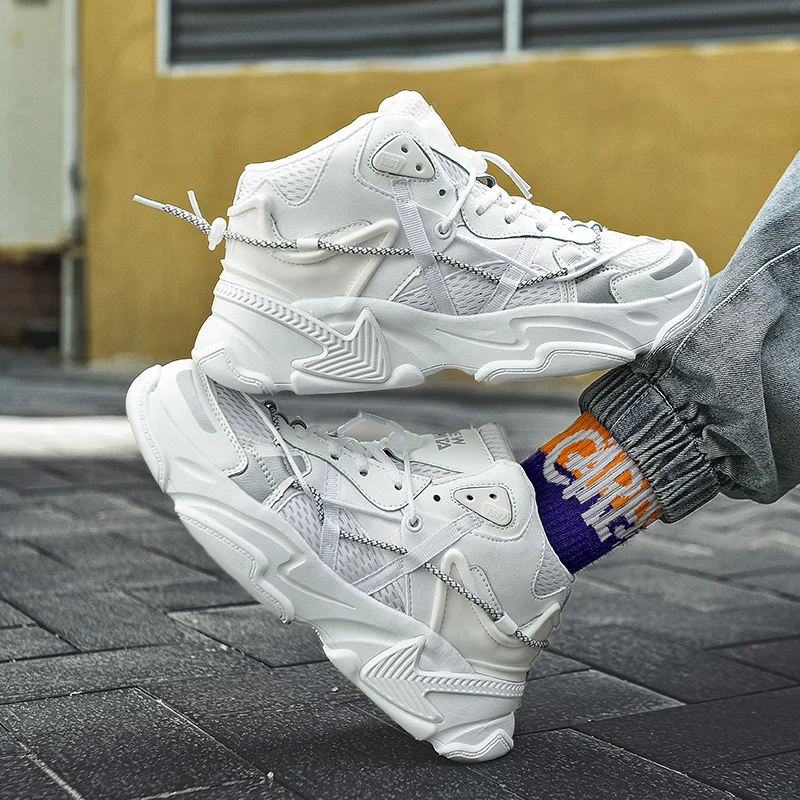 

Autumn Men Women Casual Sneakers Platform Running Basketball Sport Shoes Trend Couples Tennis Shoes Thick Soled Walking Trainers