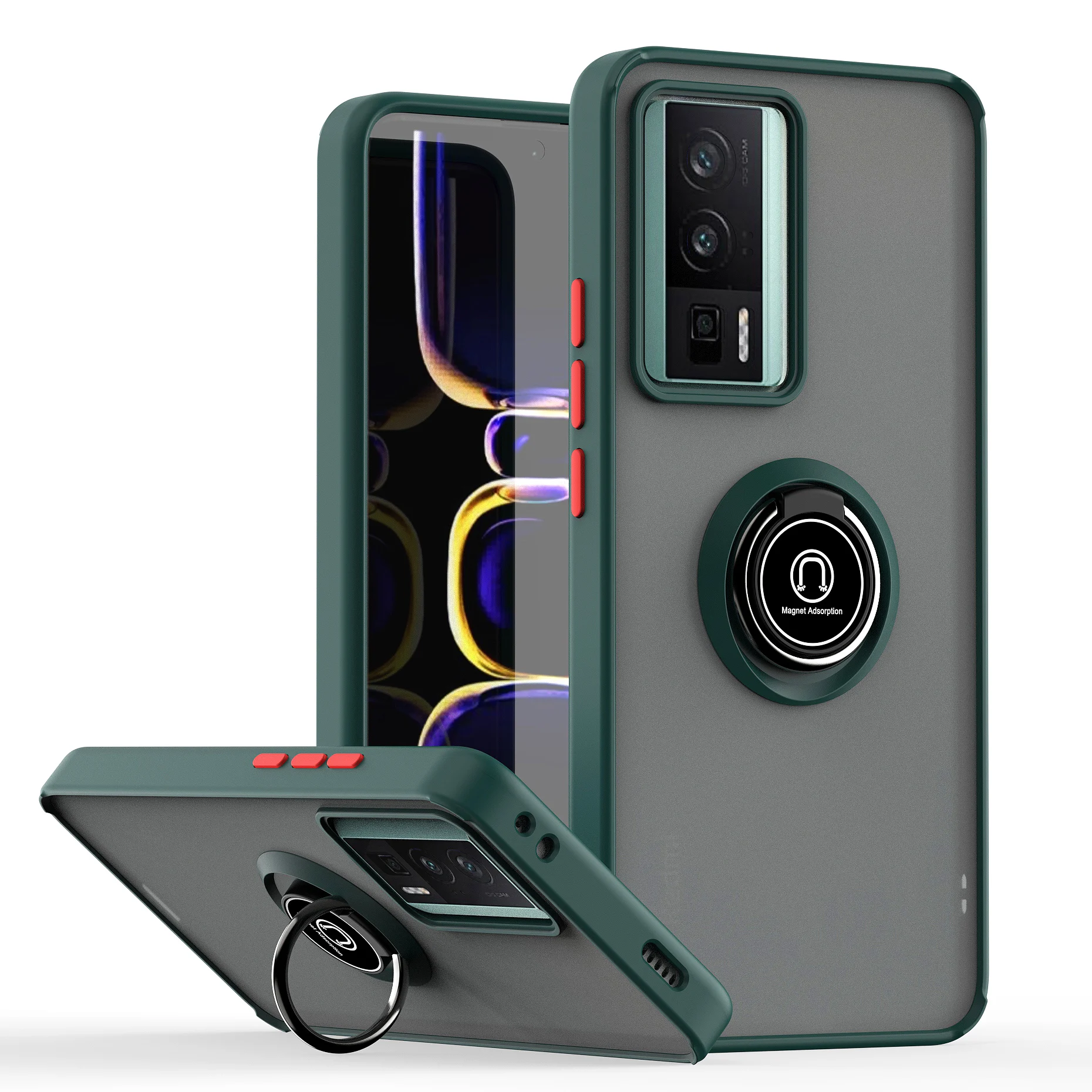 

360 Rotation Bracket Case Cover for Xiaomi Redmi K60 Pro Vehicle Magnetic Case Redmi K60 Back Fundas Redmi K50 Ultra/Redmi K40