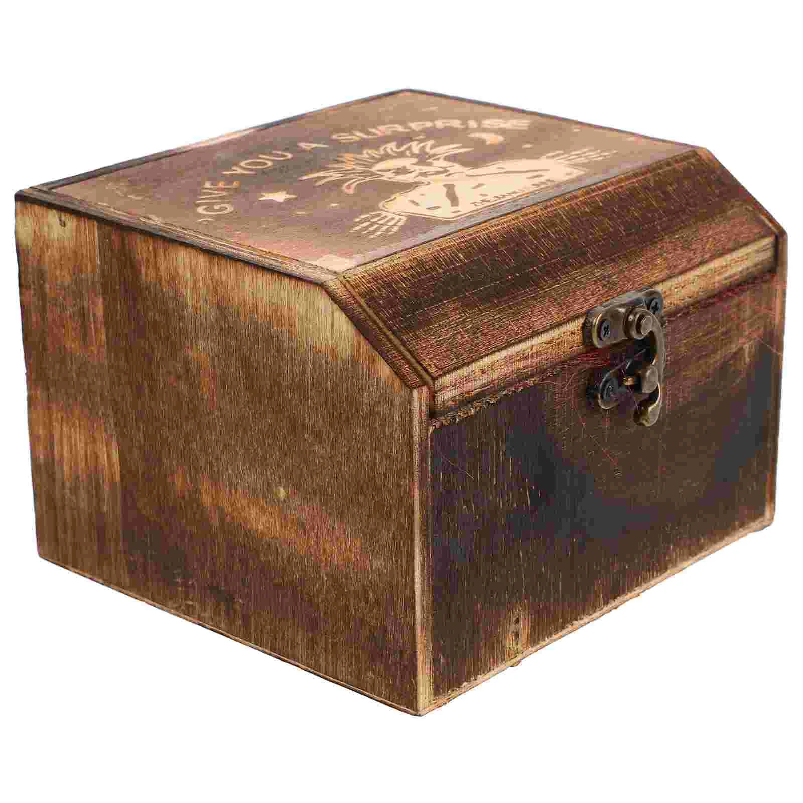 Страшные коробки-сюрпризы деревянные страшные ведьмы забавная игрушка кричащие