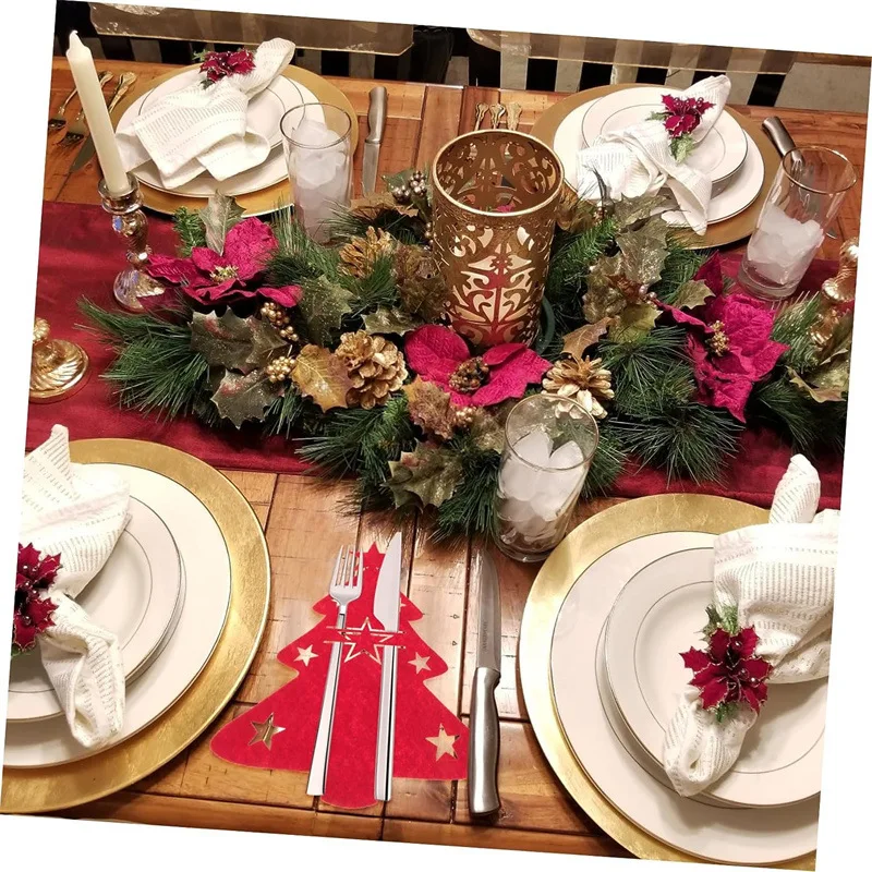 Фотофон с изображением деда мороза рождественской елки снежинки