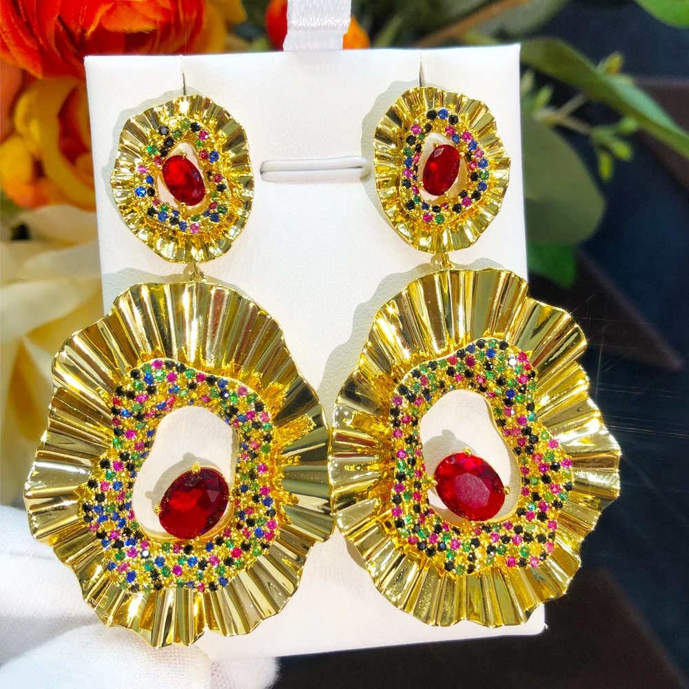 

Новые винтажные серьги Missvikki «сделай сам» для женщин, свадебные ювелирные изделия для девушек на каждый день, высококачественные зубчатые г...