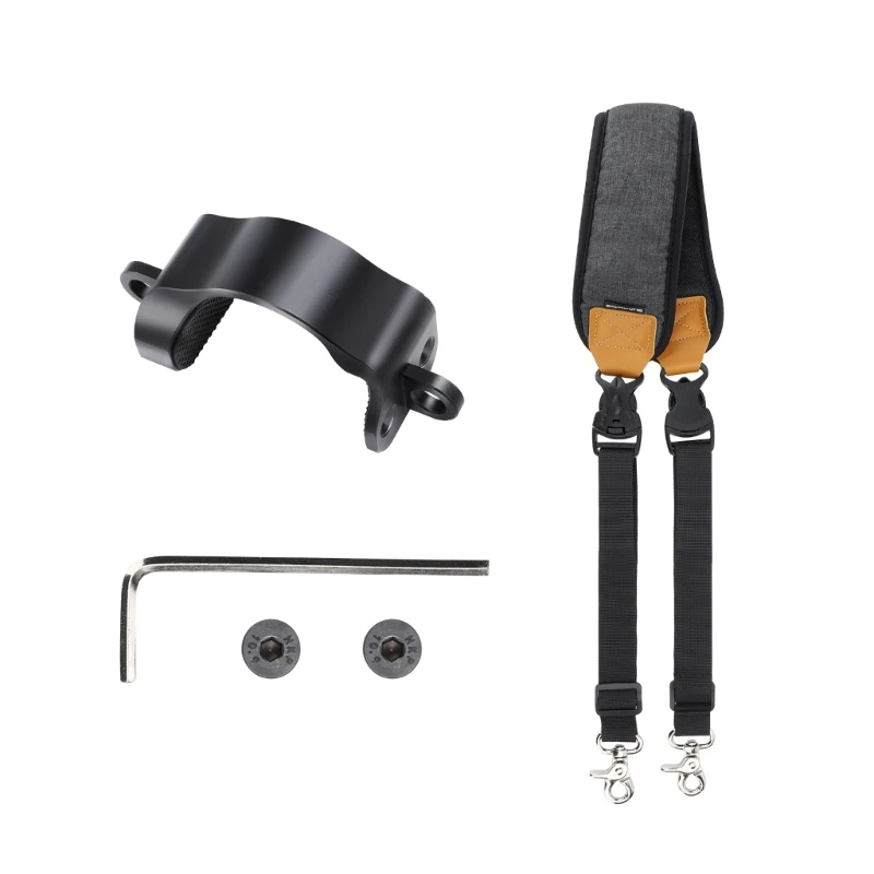 

Stress Relief Lanyard Quick Release Shoulder Strap for RS3 Mini Handheld Gimbal Stabilizer Neck Strap with Metal Hook 40JB