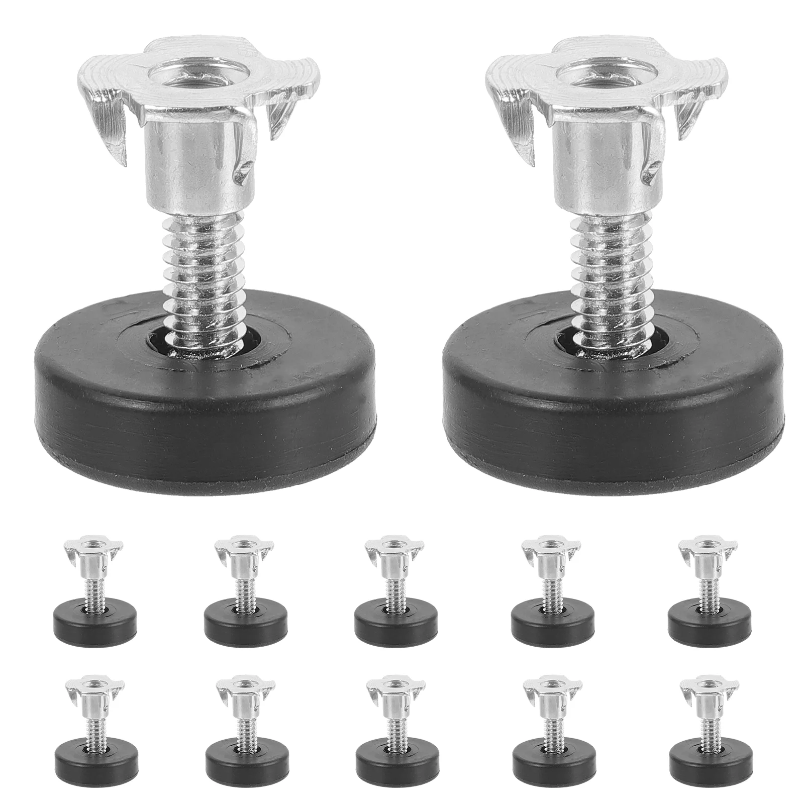 

12 Pcs Adjustable Table Feet Table Leveler Leveling Feet Levelers Spirit Screw Shims Pp Adjustable Pads