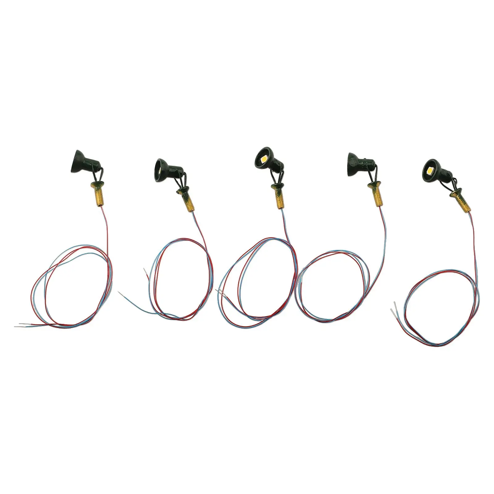 Прожекторы 5 шт. аксессуары черная/зеленая модель с полюсом декоративные фасады