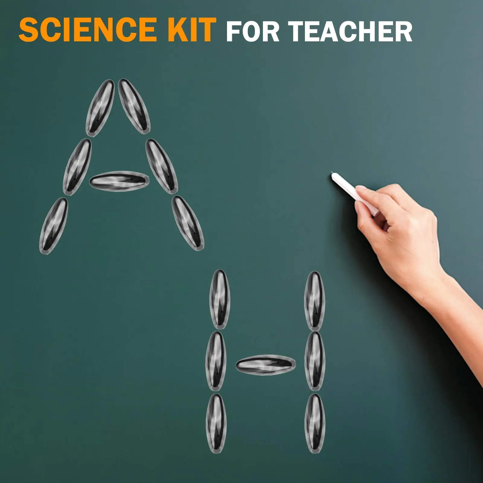 Большие магниты для холодильника камни Овальные отполированные магнитные белой