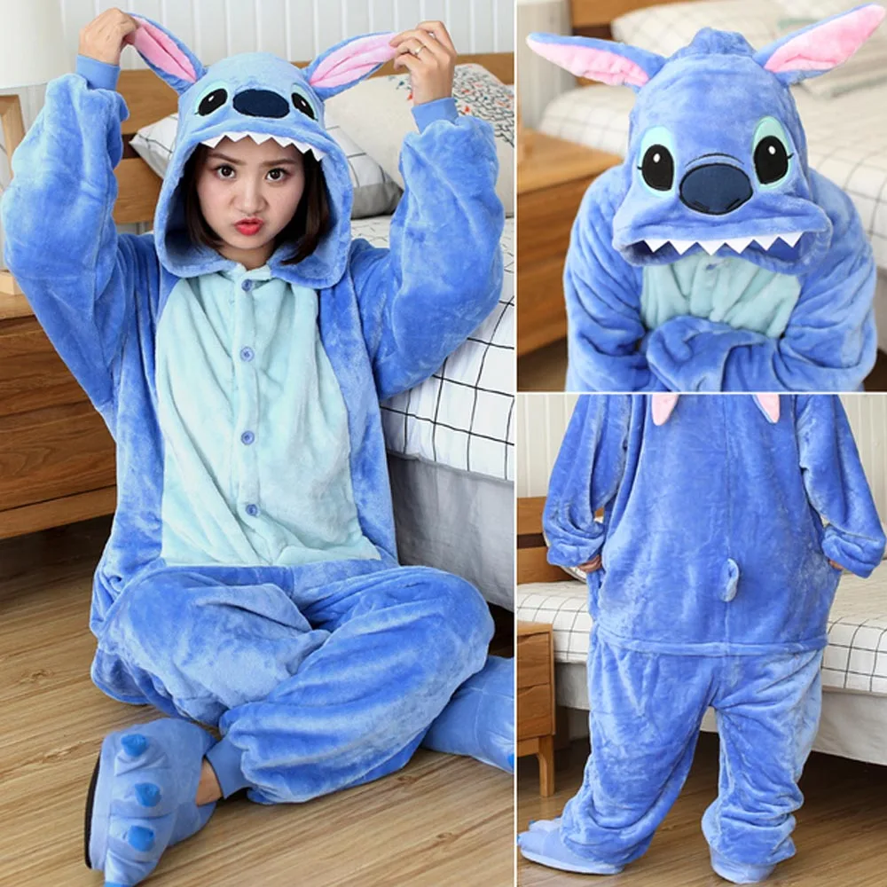 Família combinando pijamas animal dos desenhos animados ponto pijama unisex mulher homem onesies hoodies pijamas inverno pijamas 1