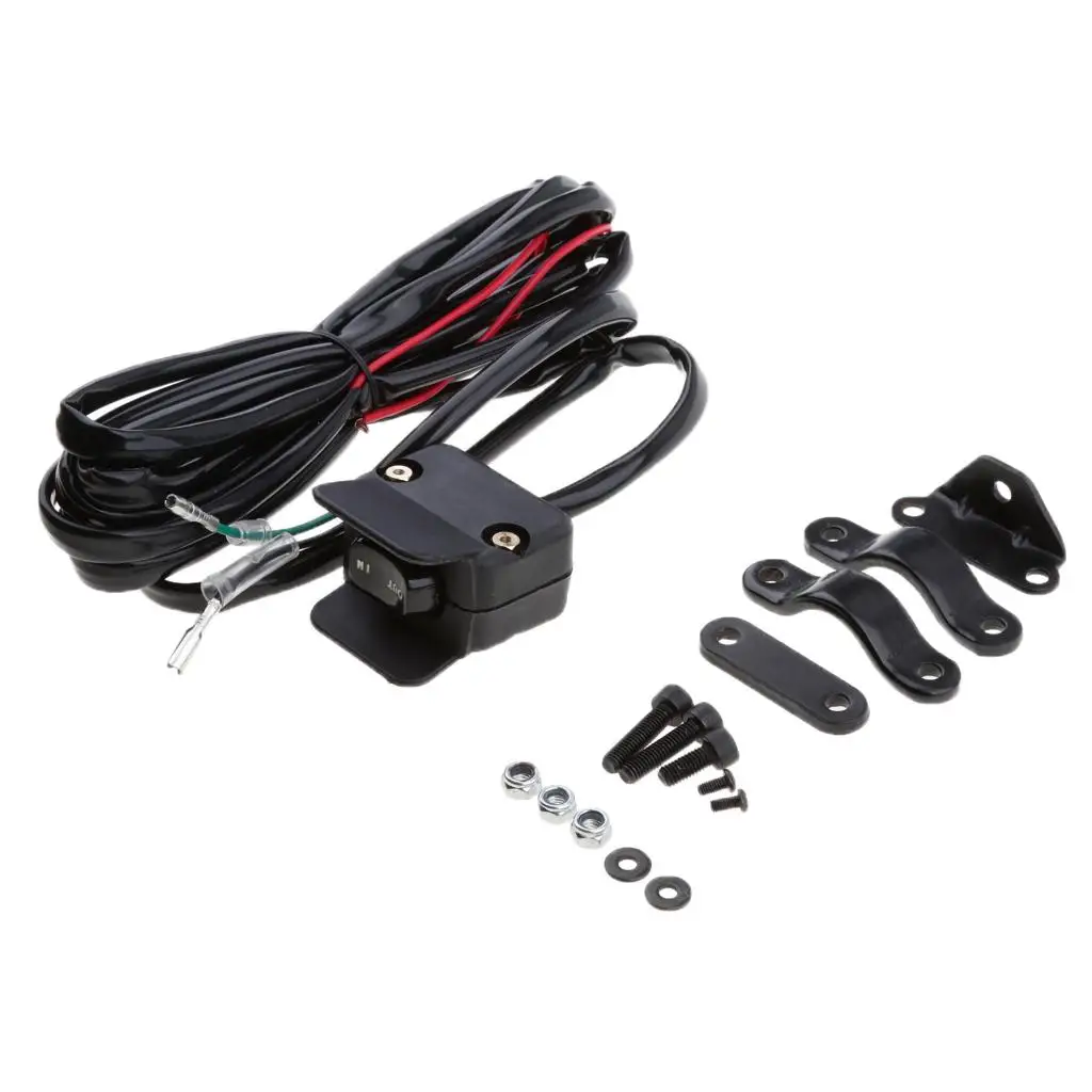 

3 Meter Winch Rocker Switch For ATV / Handlebar Control Universal Black