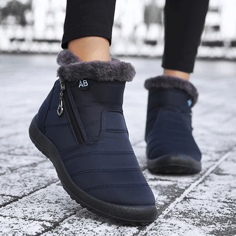 Женские зимние сапоги на платформе размер 35 - 43 цвет черный/коричневый