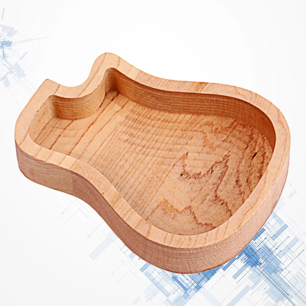 

Guitar Picks Holder Heart Shape Maplewood Pick Storage Box Case for Pick Jazz Guitar Pick Parts ( Light Brown ) Wooden
