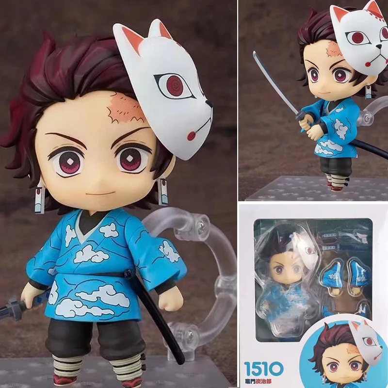 

Anime Nendoroid GSC Demon Slayer Figure 1510 Tanjirou Action Figure Kimetsu no Yaiba Toy Model Collection Child Gifts