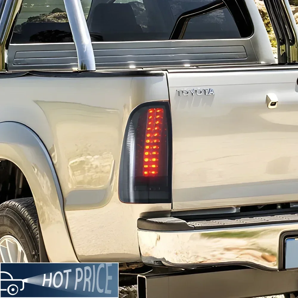 Фото Для Toyota Hilux 2008-2014 светодиодные автомобильные задние фонари, обновленный мигающий сигнальный светильник, инструмент, автомобильные аксессуары, автомобильные задние фонари в сборе №4