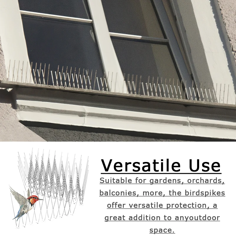 12/14 комплектов шипов для птиц и отпугивателей голубей отпугивающих устройств