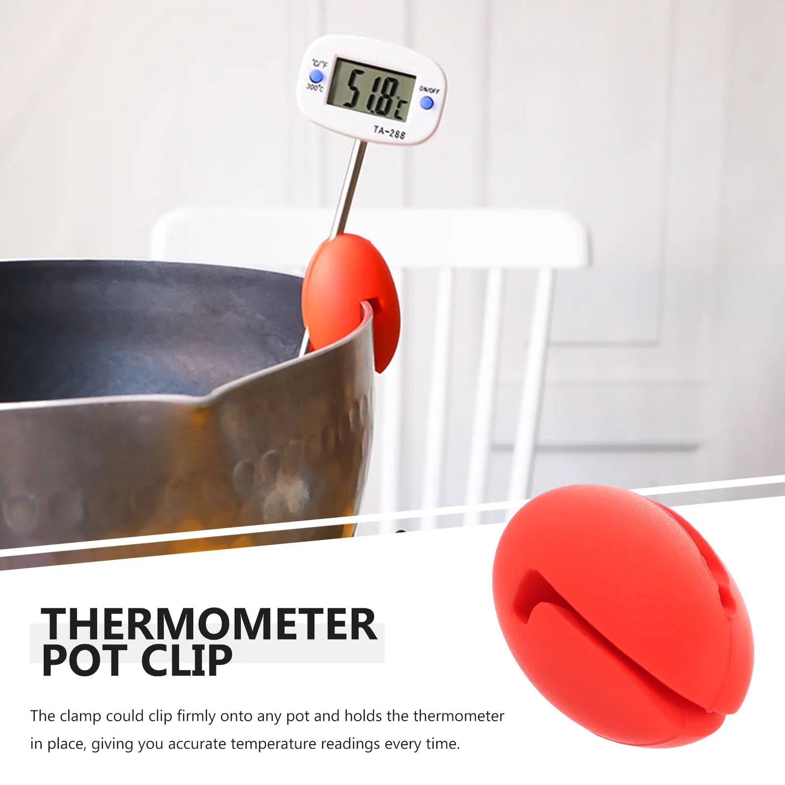 Зажим для датчика температуры Фиксированный зажим конфетного термометра