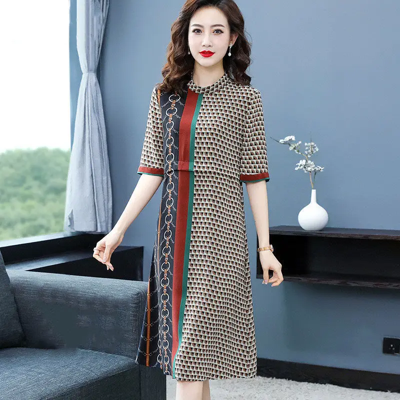 

2022 Summer Dress New Foreign Style Ethnic Style Showing Small Casual Dress Women