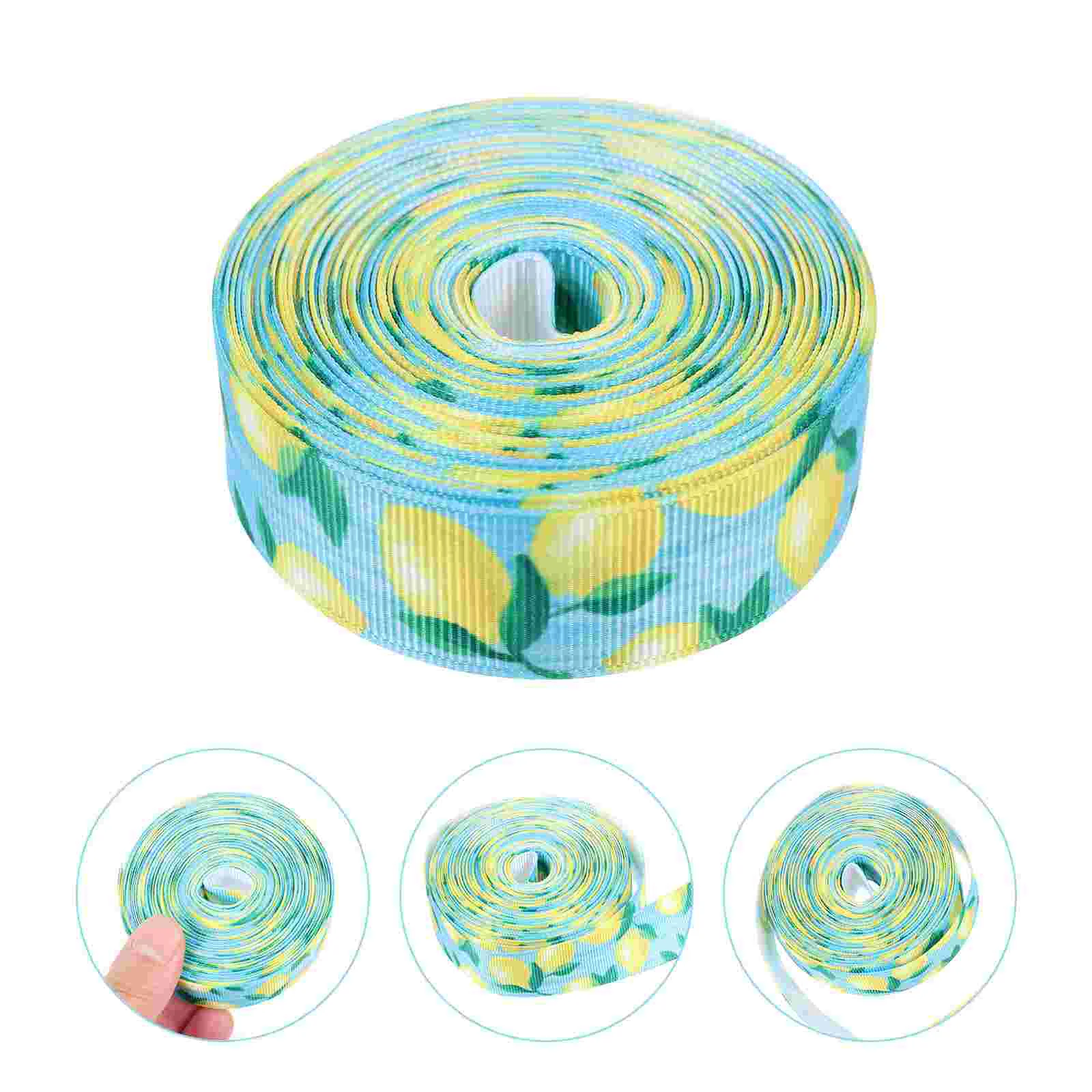 

Ribbons Ribbon Wrapping Grosgrain Gift Holiday Fruit Spring Wired Diy Flower Hawaiian Craft Party Tropical Roll Summer Package