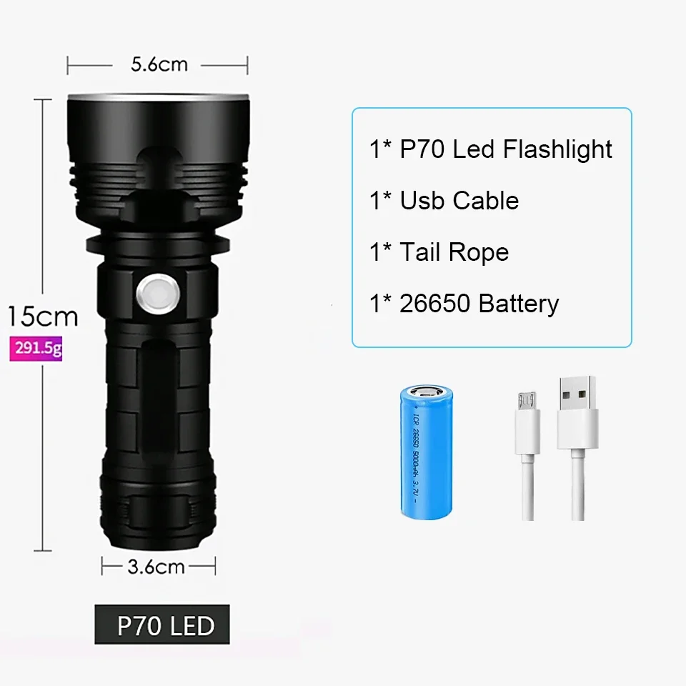 

Тактический фонарь IWP XHP70