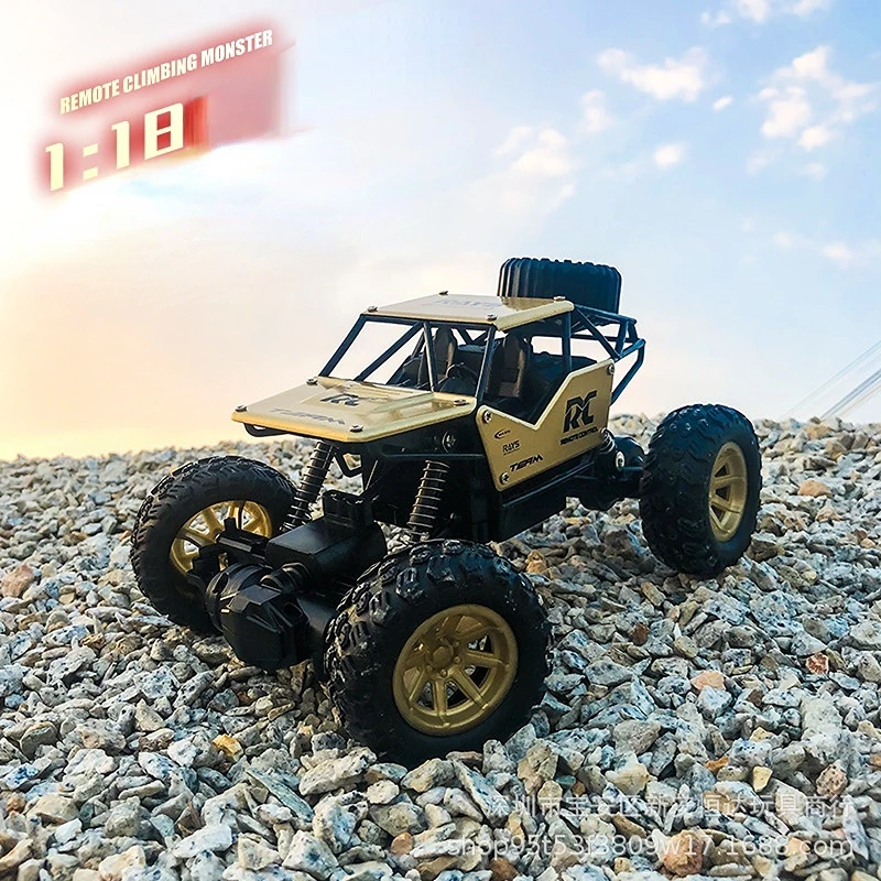 

Alloy 1:18 climbing remote control car toy model Children's off-road vehicle Bigfoot monster four-way rock climbing car