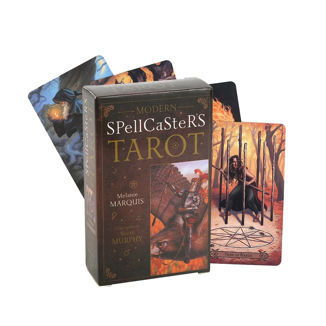 

Modern SPellCaSteR'S Tarot Cards Deck Board Games English for Family Gift Party Playing Card Game Entertainment