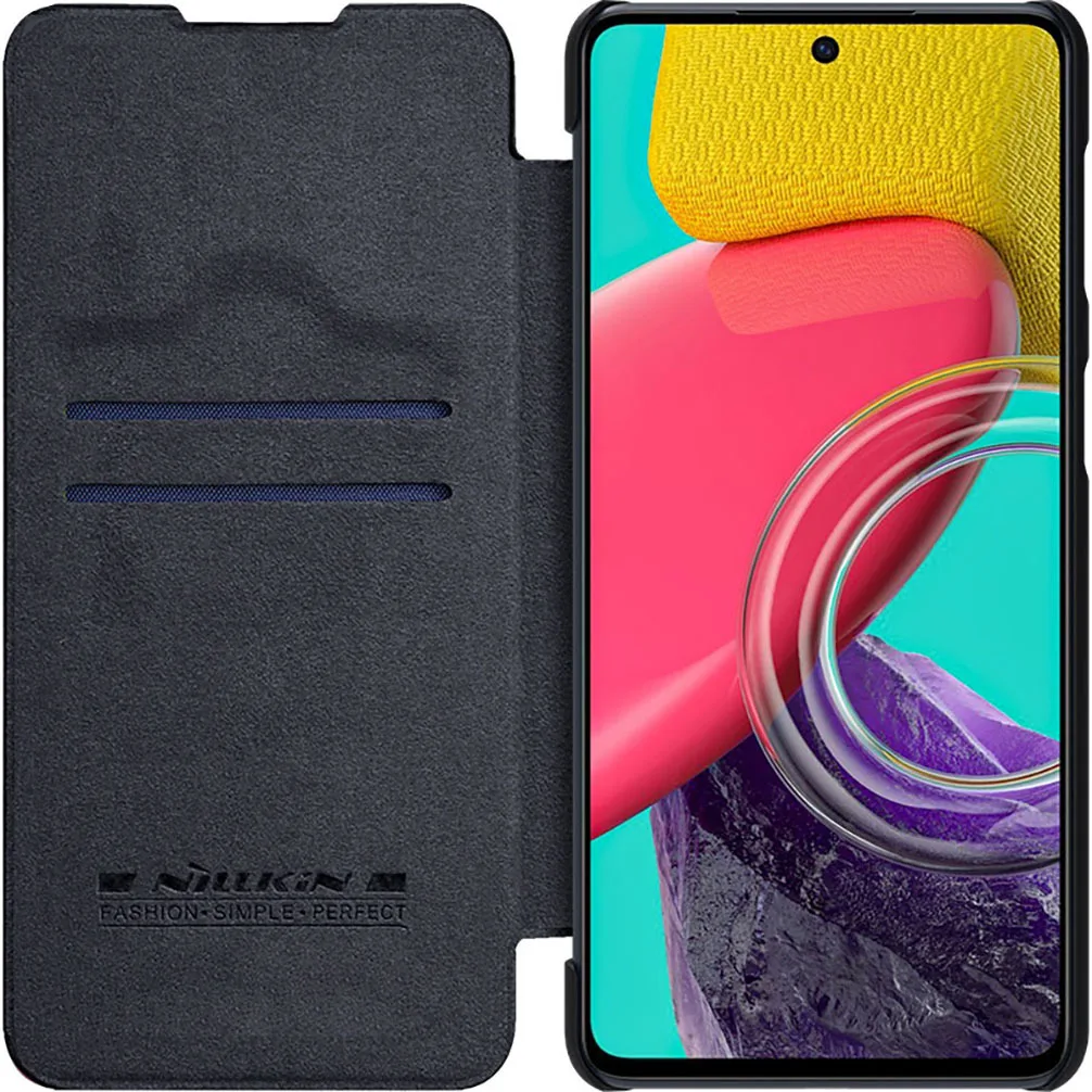 

For Samsung Galaxy M53 5G Кожаный чехол-книжка для Samsung M53 5G