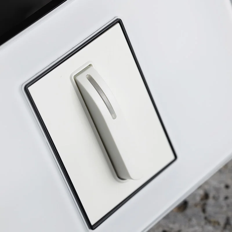 YINKA закаленное стекло настенный переключатель для фортепиано 1gang Muilyway/2-канальный