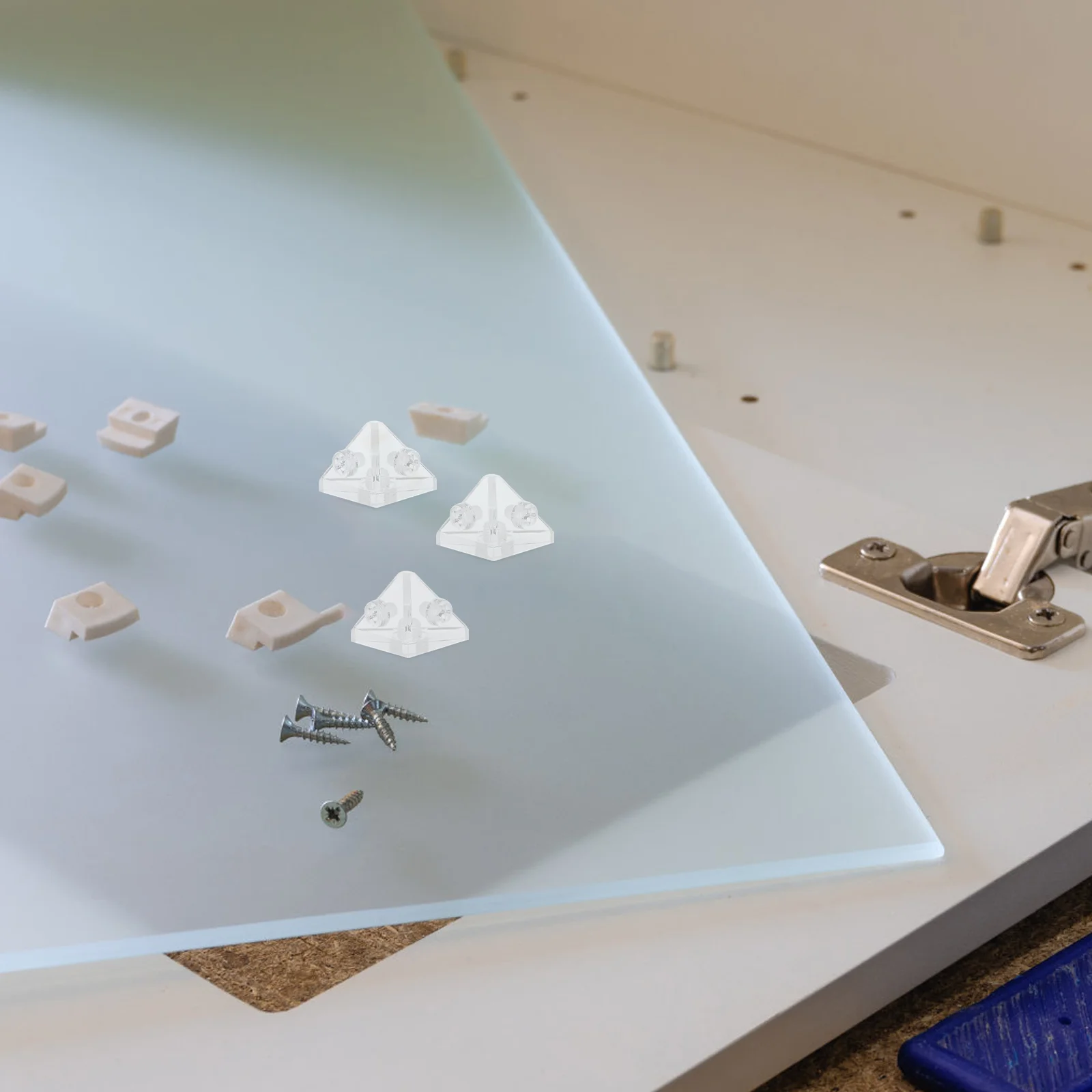 10 шт. мебельная угловая акриловая коробка прозрачная витрина ящики защитные