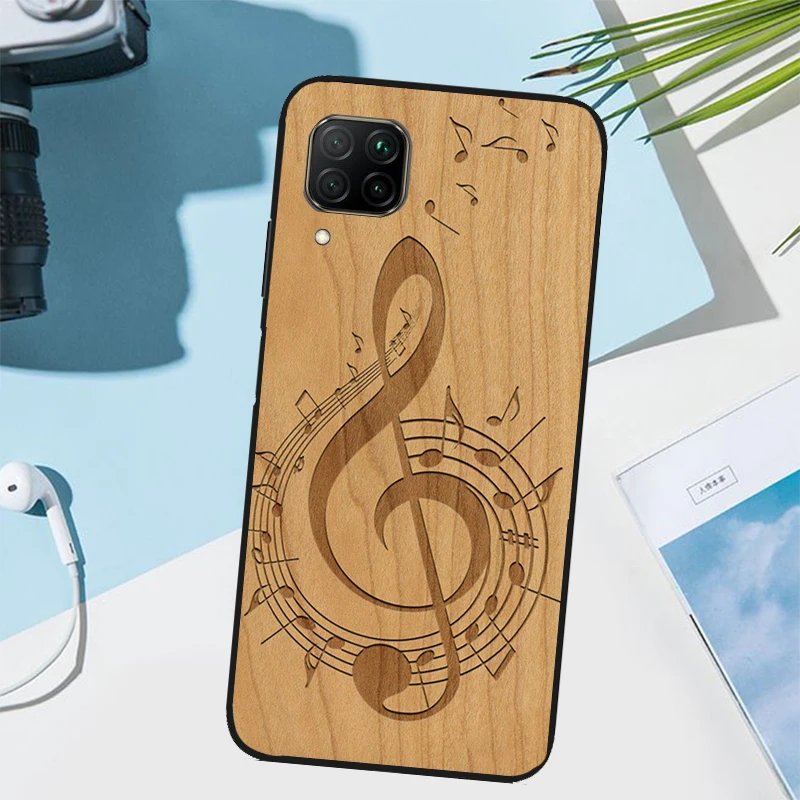 Фото Чехол с леопардовым принтом и компасом из дерева для Huawei Nova 7i 8i 3i 11i 12i 9 10 SE Y73 Y90 Y70 Y72 Y61 Y91 P30 P40 Lite P60 Pro №4