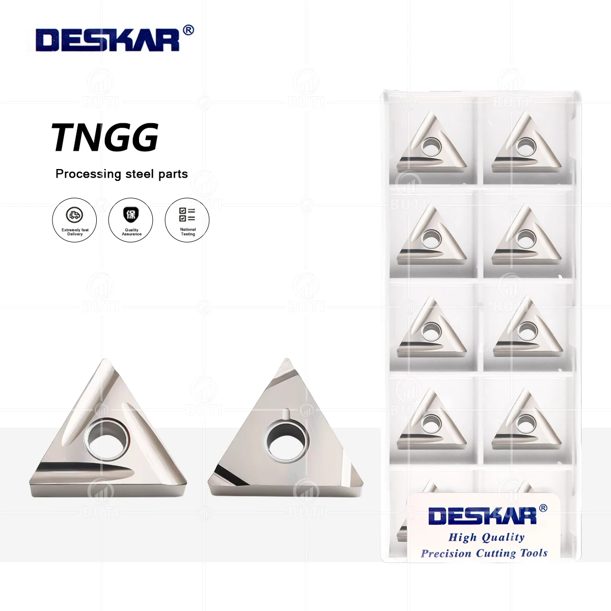 

DESKAR Токарные пластины TNGG из кермета для наружной обработки
