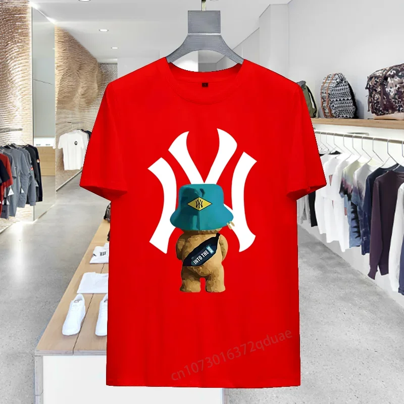 Футболка с коротким рукавом и круглым вырезом для мальчиков девочек из 100% хлопка