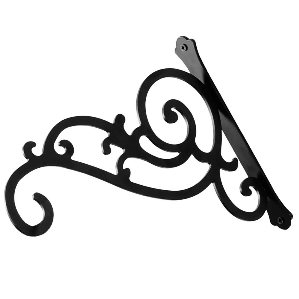 

Hanging Basket Wall Hook Out Door Decor Bird Feeder Outdoor Bracket Iron Holder Planter Stand