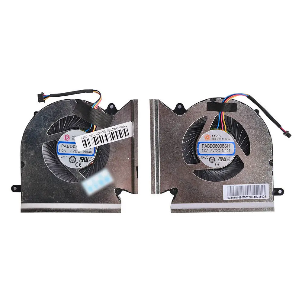 Laptop cooling fan for MSI GP66 GL66 CPU fan N453 GPU fan N454 radiator