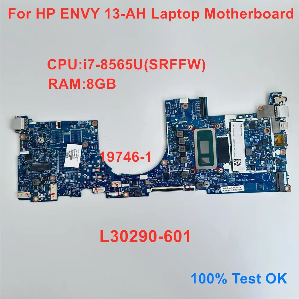 

17946-1 For HP ENVY 13-AH 13T-AH Laptop Motherboard CPU i7-8565U SRFFW Mainboard L30290-601 100% Test OK