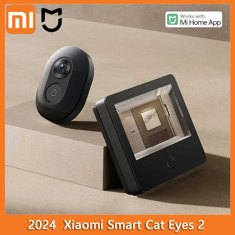 Xiaomi Cat eye 2 Умный кошачий глаз Беспроводной звонок 5 - дюймовый экран 720p HD 3MP 180