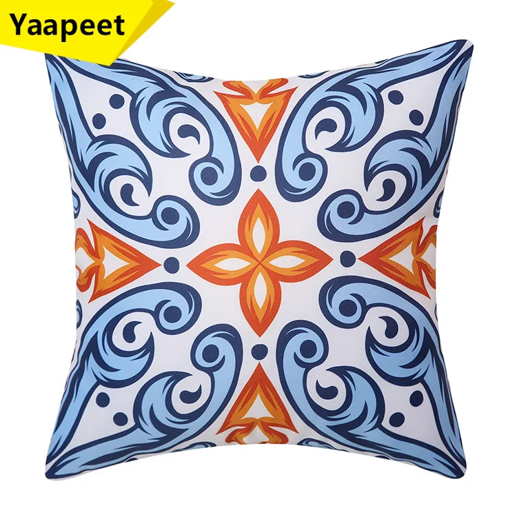 

PU Coated Waterproof Cushion Cover 45x45cm Outdoor Cushion Covers Fashion Decor Sofa Pillow Cover Waterproof Pillowcase 18x18