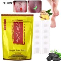 ginger wormwood foot patch detox pads relief stress pain revitalizing improve sleep adhesive deep sleep natural herba foot care