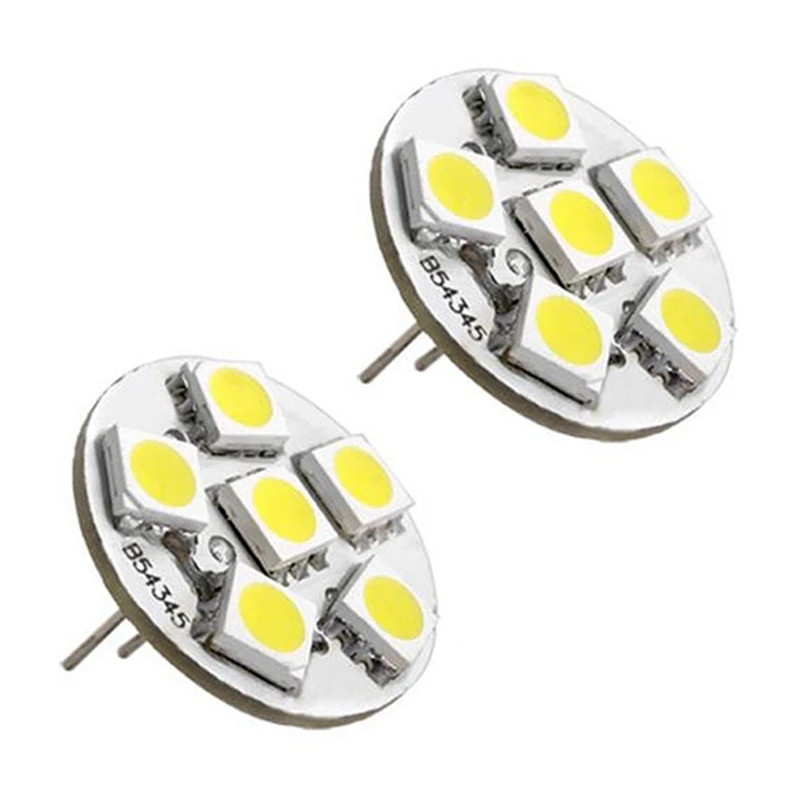 

4X 6 SMD Светодиодная лампа G4 12V DC, точесветильник па, теплый белый свет