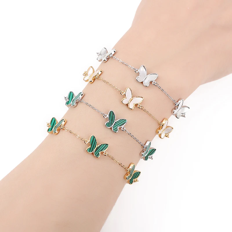 

Bracelet HADIYANA Elegant Fashion Zirconia Women's Shiny Girl Bracelet Boutique Jewelry SL3431 Engagement Gift
