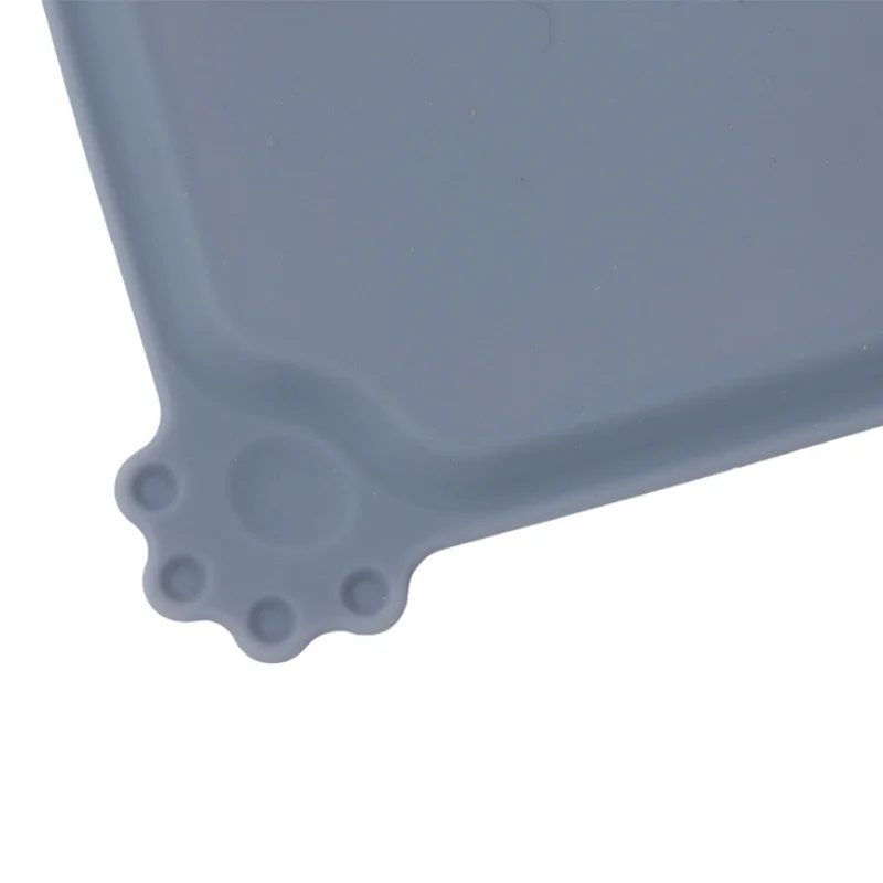 Водонепроницаемый Силиконовый Коврик Для Собак Одноцветный Кормления Домашних