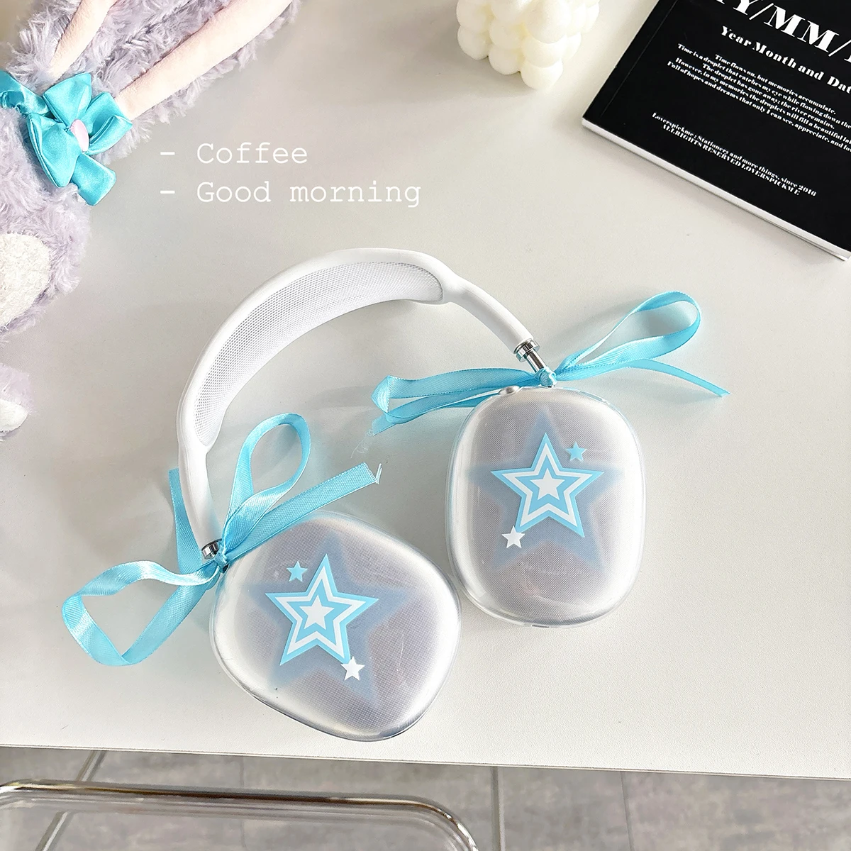 Прозрачный защитный чехол для наушников Apple Airpods Max