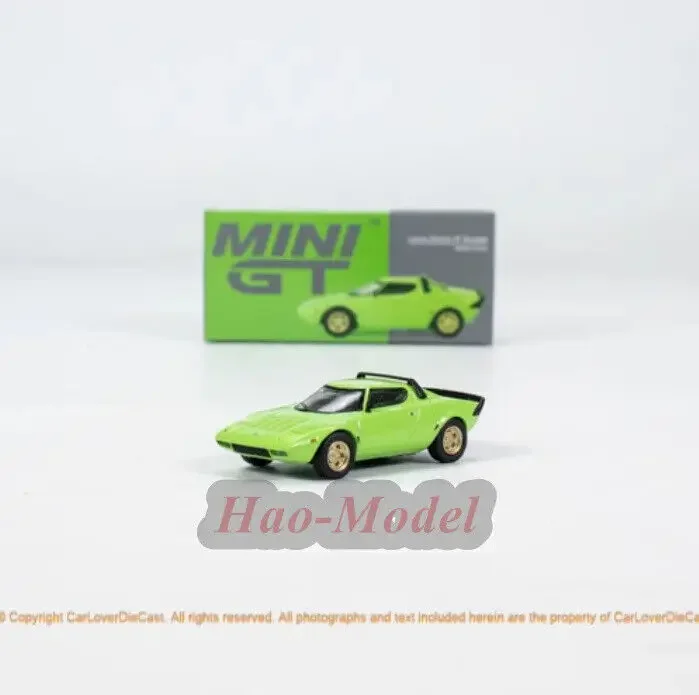Фото TSM MINIGT 1/64 для Lancia Stratos HF Stradale модель автомобиля из сплава, литые под давлением игрушки, подарки на день рождения, хобби, демонстрационные украшения №1